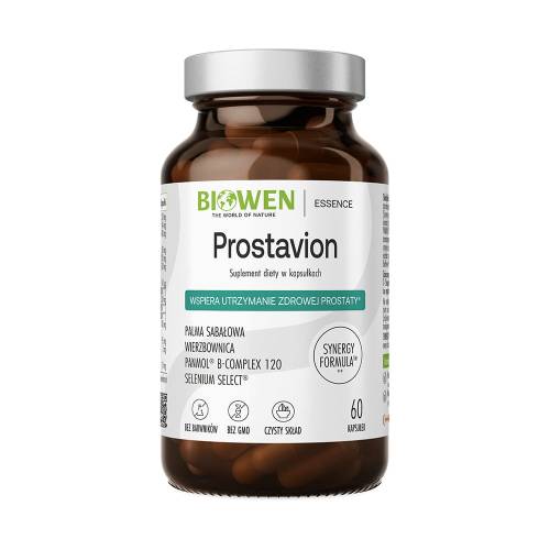 Prostavion Biowen 60 kapsułek – kompleks na prostatę, drogi moczowe i męską witalność