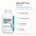 Biotic PRO Travel NS 100 g – 3 szczepy bakterii, 2 mld jtk w porcji, około 20 porcji, dla wegan i bez glutenu
