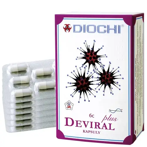 Diochi Deviral Plus 60 kapsułek – rzepik, kuklik i goździkowiec na odporność i drogi oddechowe