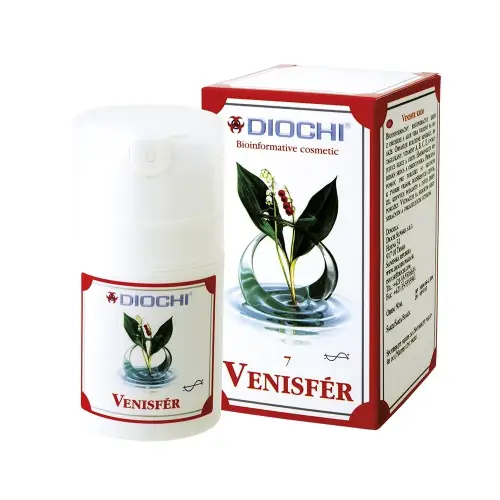 Diochi Venisfer Krem 50 ml – bioinformacyjny krem do twarzy i masażu, opakowanie i pojemnik