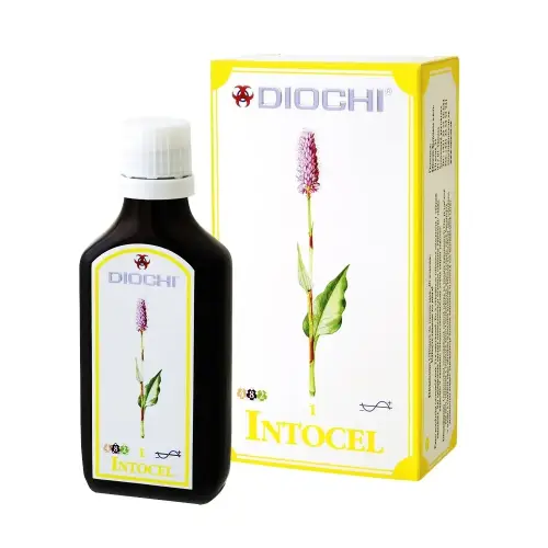 Diochi Intocel Krople 50 ml – butelka i opakowanie bioinformacyjnego suplementu diety