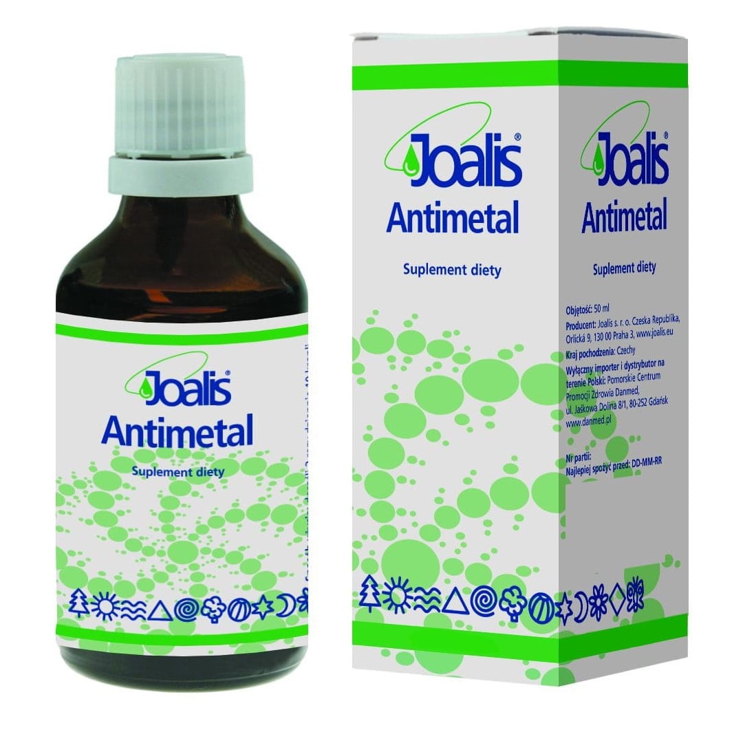 Растительные капли Joalis Antimetal, экстракт черемши, для очищения организма, 50 мл