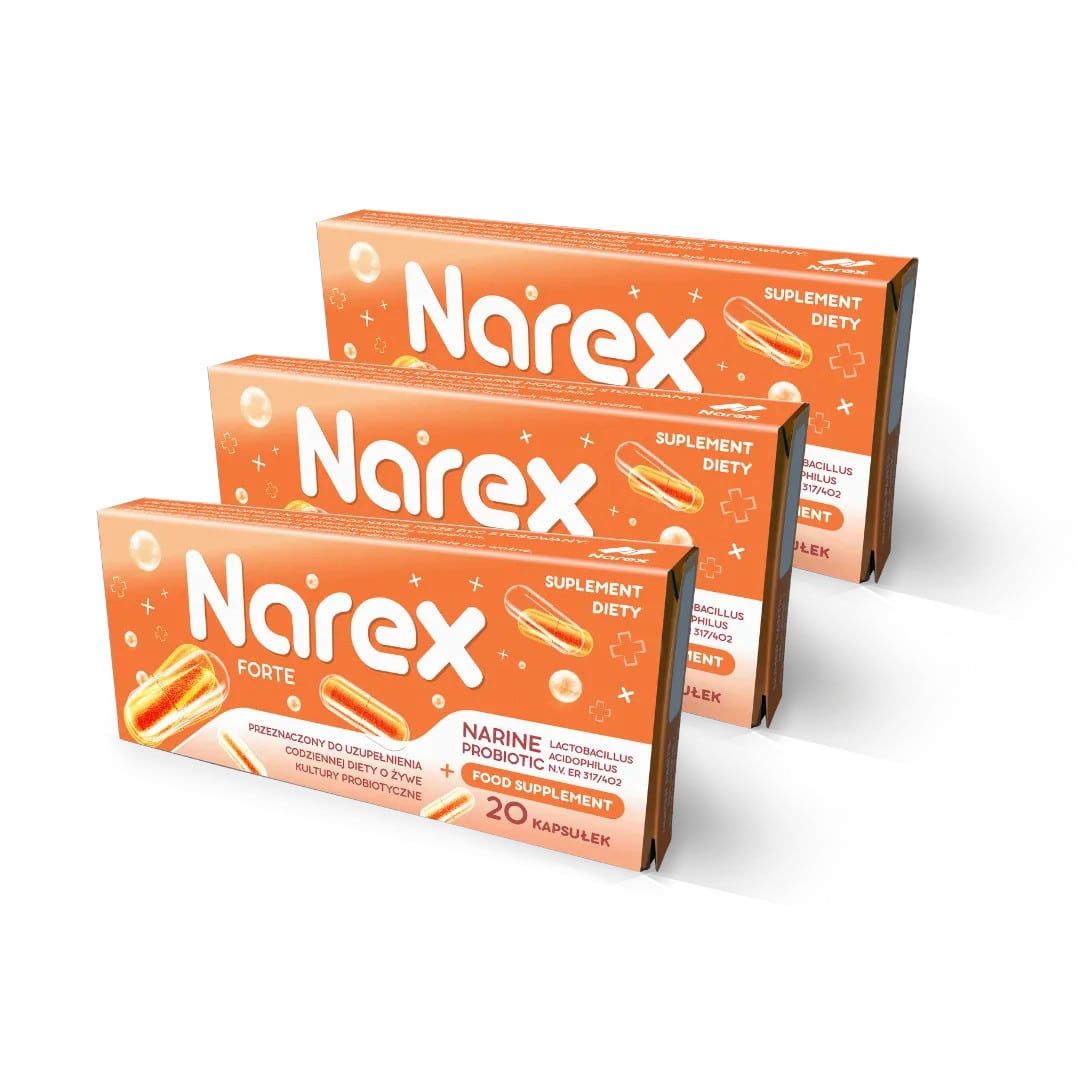 Пробиотик Narine Narex Forte, Lactobacillus acidophilus, капсулы, двухнедельный курс