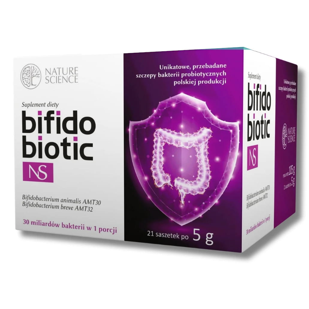 Пробиотик Nature Science Bifidobiotic NS, бифидобактерии 30 млрд КОЕ, порошок в саше, 105 г