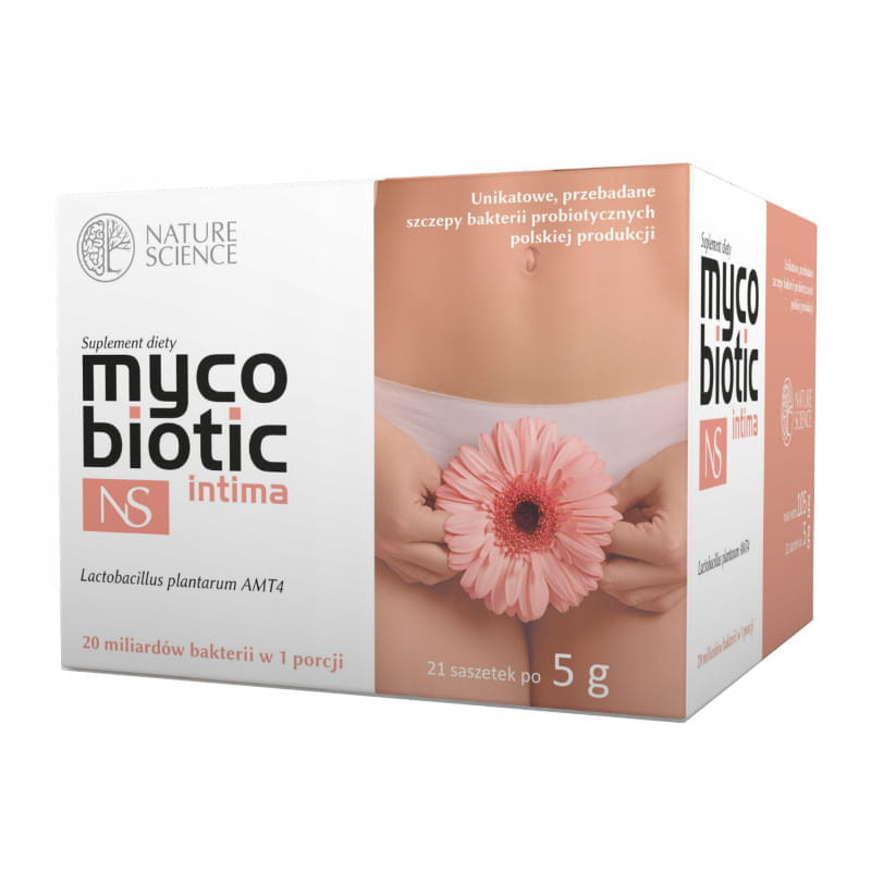 Пробиотик Nature Science Mycobiotic Intima NS, для кишечника и интимного здоровья, 21 саше
