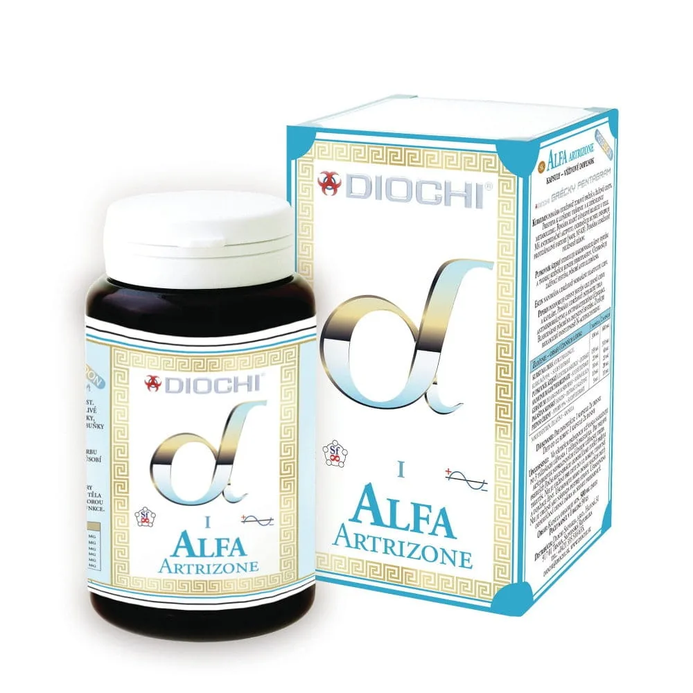 Куркумин и готу кола Diochi Alfa Artrizone, для суставов и костей, 90 капсул