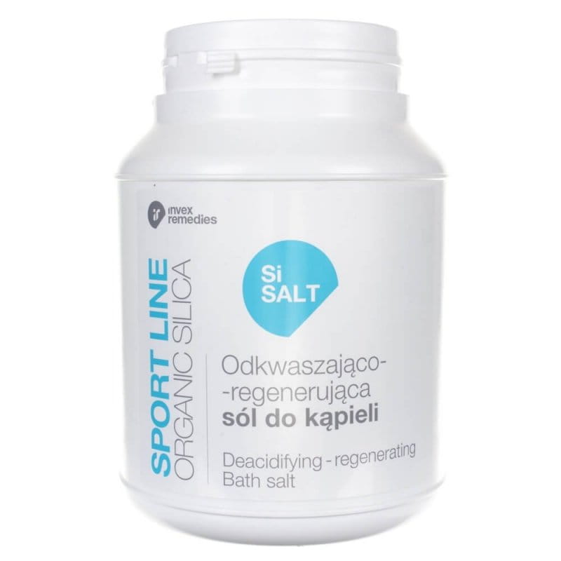Соль для ванны Invex Remedies Sport Line SiSALT, отщелачивающая и восстанавливающая, 1500 г