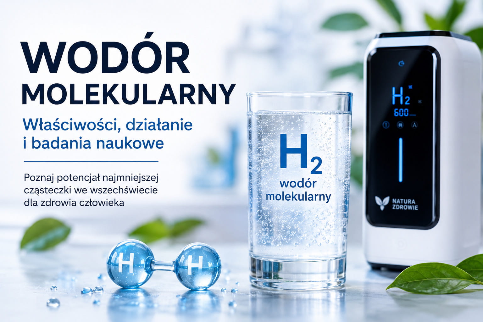 Co to jest wodór molekularny? Właściwości, działanie i badania naukowe | Natura Zdrowie